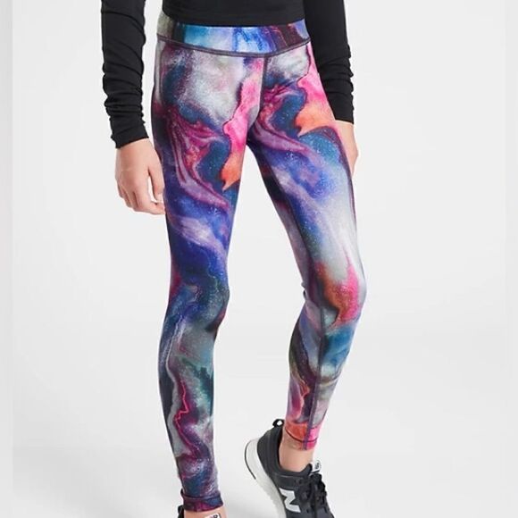 Athleta Girl Printed Chit Chat Tight - Picture 1 of 7
